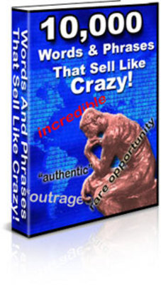 Product picture Grab 10,000 Words & Phrases  That Sell Like CRAZY! With MRR